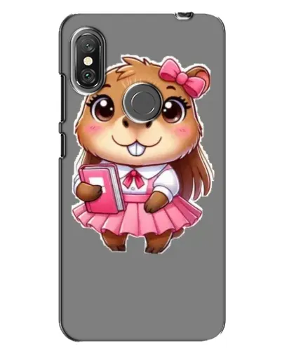 Чехол для Xiaomi Redmi Note 6 Pro с картинкой «Девочка капибара» Чехол для Xiaomi Redmi Note 6 Pro с картинкой «Девочка капибара»