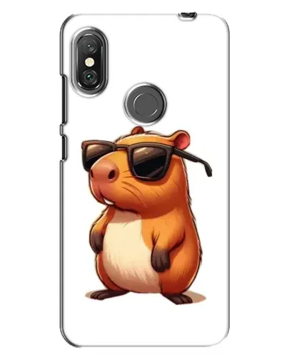 Чехол для Xiaomi Redmi Note 6 Pro с картинкой «Капибара в очках» Чехол для Xiaomi Redmi Note 6 Pro с картинкой «Капибара в очках»