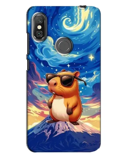 Чехол для Xiaomi Redmi Note 6 Pro с картинкой «Капибара Ван Гога» Чехол для Xiaomi Redmi Note 6 Pro с картинкой «Капибара Ван Гога»
