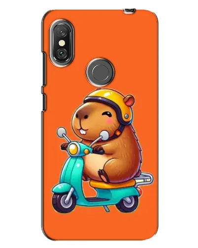 Чехол для Xiaomi Redmi Note 6 Pro с картинкой «Капибара на скутере» Чехол для Xiaomi Redmi Note 6 Pro с картинкой «Капибара на скутере»