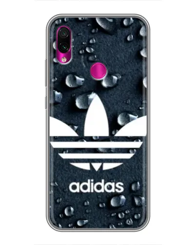 Чехол для Xiaomi Redmi Note 7 Pro с картинкой «Adidas Trefoil Blue»