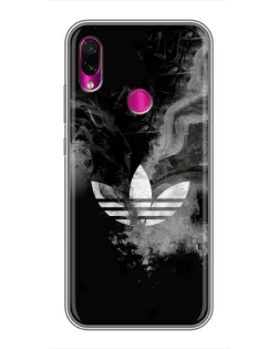 Чехол для Xiaomi Redmi Note 7 Pro с картинкой «Абстрактный дым Adidas»