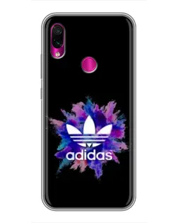 Чехол для Xiaomi Redmi Note 7 Pro с картинкой «Взрыв красок Adidas»