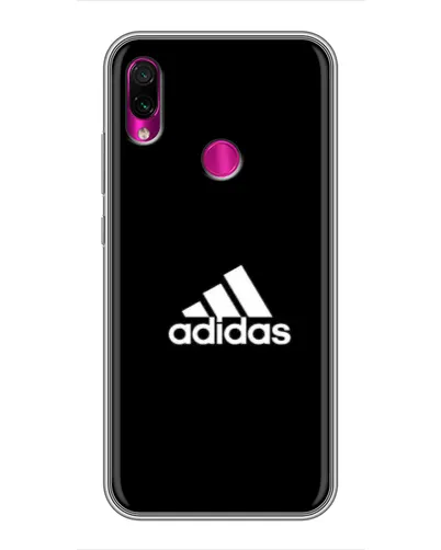 Чехол для Xiaomi Redmi Note 7 Pro с картинкой «Черная классика Adidas»