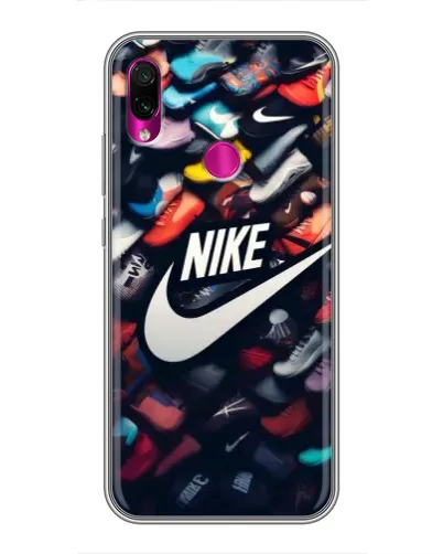 Чехол для Xiaomi Redmi Note 7 Pro с картинкой «Коллекция кроссовок Nike» Чехол для Xiaomi Redmi Note 7 Pro с картинкой «Коллекция кроссовок Nike»
