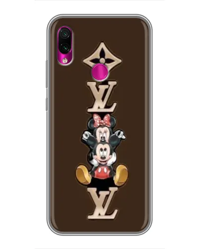 Чехол для Xiaomi Redmi Note 7 Pro с картинкой «LV и Микки Маус»
