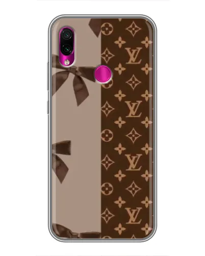 Чехол для Xiaomi Redmi Note 7 Pro с картинкой «Louis Vuitton — банты»