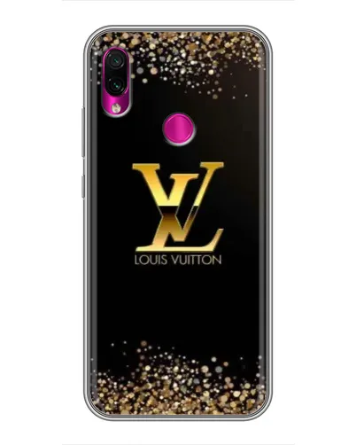 Чехол для Xiaomi Redmi Note 7 Pro с картинкой «LV — золотые искры»