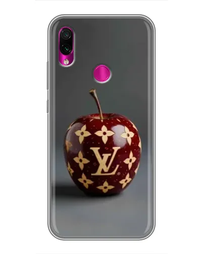 Чехол для Xiaomi Redmi Note 7 Pro с картинкой «Красное яблоко LV»