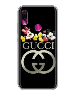 Чехол для Xiaomi Redmi Note 7 Pro с картинкой «Gucci — герои Disney»