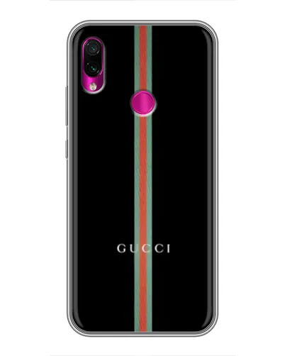 Чехол для Xiaomi Redmi Note 7 Pro с картинкой «Gucci — строгая линия» Чехол для Xiaomi Redmi Note 7 Pro с картинкой «Gucci — строгая линия»