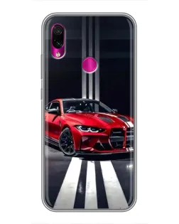 Чехол для Xiaomi Redmi Note 7 Pro с картинкой «Красная BMW на дороге» Чехол для Xiaomi Redmi Note 7 Pro с картинкой «Красная BMW на дороге»