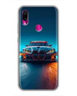 Чехол для Xiaomi Redmi Note 7 Pro с картинкой «BMW — огни неона» Чехол для Xiaomi Redmi Note 7 Pro с картинкой «BMW — огни неона»