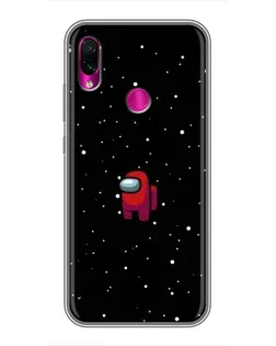 Чехол для Xiaomi Redmi Note 7 Pro с картинкой «Красный Among Us»