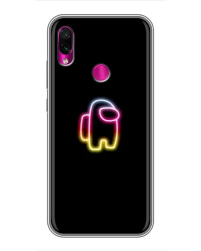Чехол для Xiaomi Redmi Note 7 Pro с картинкой «Among Us градиент»