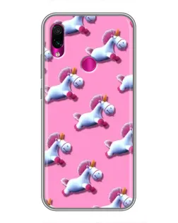 Чехол для Xiaomi Redmi Note 7 Pro с картинкой «Единороги на розовом» Чехол для Xiaomi Redmi Note 7 Pro с картинкой «Единороги на розовом»