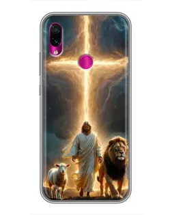 Чехол для Xiaomi Redmi Note 7 Pro с картинкой «Лев Иуды и Свет» Чехол для Xiaomi Redmi Note 7 Pro с картинкой «Лев Иуды и Свет»