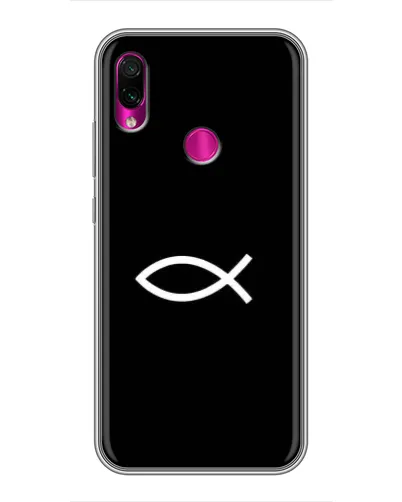 Чехол для Xiaomi Redmi Note 7 Pro с картинкой «Символ рыбы Jesus» Чехол для Xiaomi Redmi Note 7 Pro с картинкой «Символ рыбы Jesus»