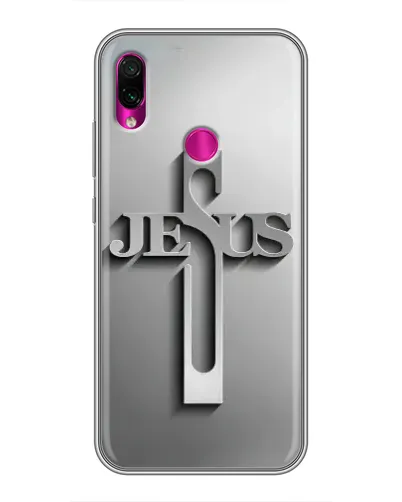 Чехол для Xiaomi Redmi Note 7 Pro с картинкой «Металлический крест Jesus» Чехол для Xiaomi Redmi Note 7 Pro с картинкой «Металлический крест Jesus»