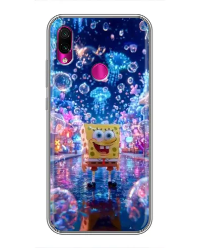 Чехол для Xiaomi Redmi Note 7 Pro с картинкой «Неоновый океан»