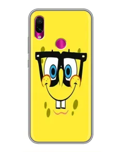 Чехол для Xiaomi Redmi Note 7 Pro с картинкой «Минималистичный Спанч Боб» Чехол для Xiaomi Redmi Note 7 Pro с картинкой «Минималистичный Спанч Боб»