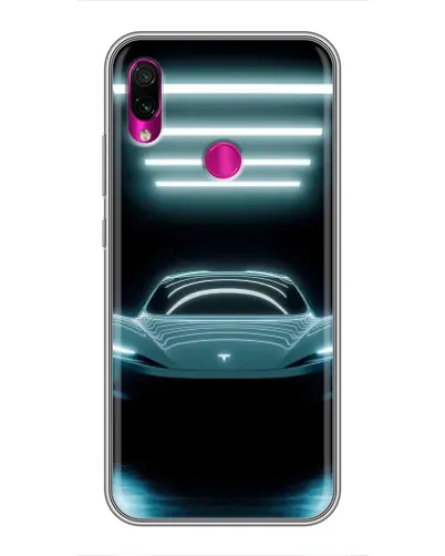 Чехол для Xiaomi Redmi Note 7 Pro с картинкой «Tesla в неоне» Чехол для Xiaomi Redmi Note 7 Pro с картинкой «Tesla в неоне»