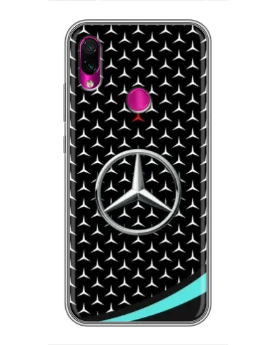 Чехол для Xiaomi Redmi Note 7 Pro с картинкой «Mercedes — бирюзовый акцент» Чехол для Xiaomi Redmi Note 7 Pro с картинкой «Mercedes — бирюзовый акцент»