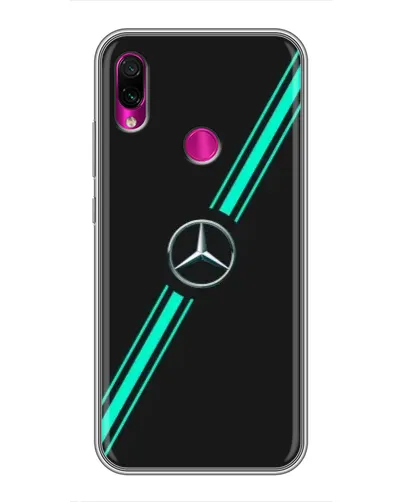 Чехол для Xiaomi Redmi Note 7 Pro с картинкой «Спортивные линии Mercedes» Чехол для Xiaomi Redmi Note 7 Pro с картинкой «Спортивные линии Mercedes»