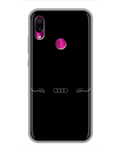 Чехол для Xiaomi Redmi Note 7 Pro с картинкой «Audi — световой подпись»