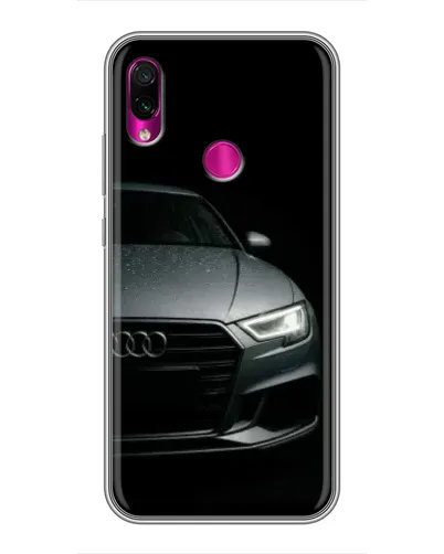 Чехол для Xiaomi Redmi Note 7 Pro с картинкой «Audi — детализация кузова»