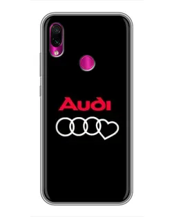 Чехол для Xiaomi Redmi Note 7 Pro с картинкой «Логотип Audi Heart» Чехол для Xiaomi Redmi Note 7 Pro с картинкой «Логотип Audi Heart»