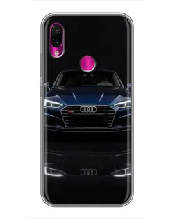 Чехол для Xiaomi Redmi Note 7 Pro с картинкой «Audi — ночное отражение»