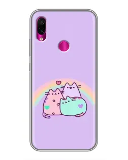 Чехол для Xiaomi Redmi Note 7 Pro с картинкой «Радужные Пушины» Чехол для Xiaomi Redmi Note 7 Pro с картинкой «Радужные Пушины»
