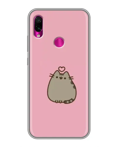 Чехол для Xiaomi Redmi Note 7 Pro с картинкой «Pusheen сердце» Чехол для Xiaomi Redmi Note 7 Pro с картинкой «Pusheen сердце»