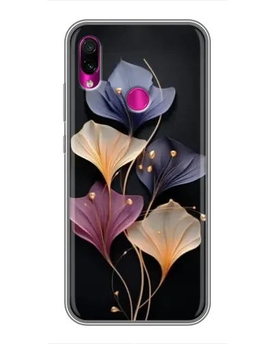 Чехол для Xiaomi Redmi Note 7 Pro с картинкой «Лиловые цветы грации»