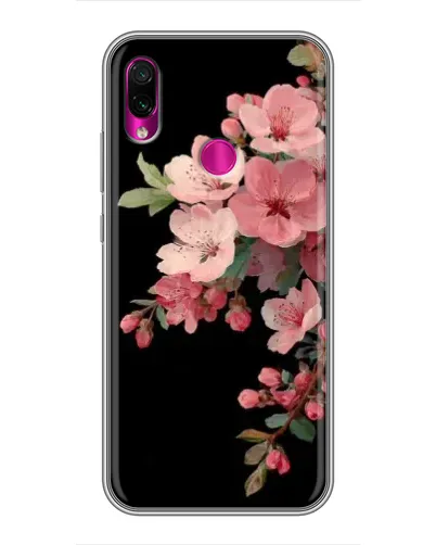 Чехол для Xiaomi Redmi Note 7 Pro с картинкой «Розовая ветка сакуры»