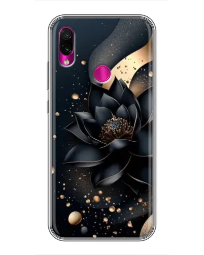 Чехол для Xiaomi Redmi Note 7 Pro с картинкой «Черный лотос»