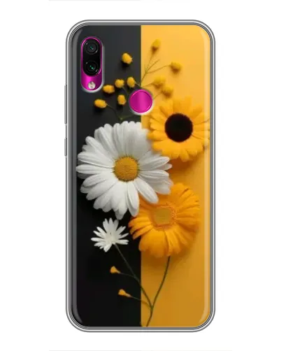 Чехол для Xiaomi Redmi Note 7 Pro с картинкой «Подсолнух и ромашка»