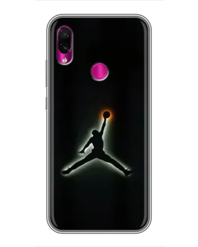 Чехол для Xiaomi Redmi Note 7 с картинкой «Jordan Gradient Logo»