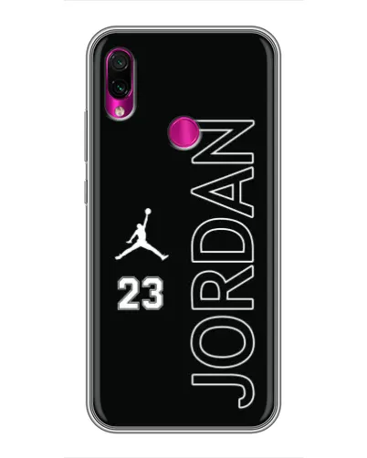 Чехол для Xiaomi Redmi Note 7 с картинкой «Jordan Vertical»