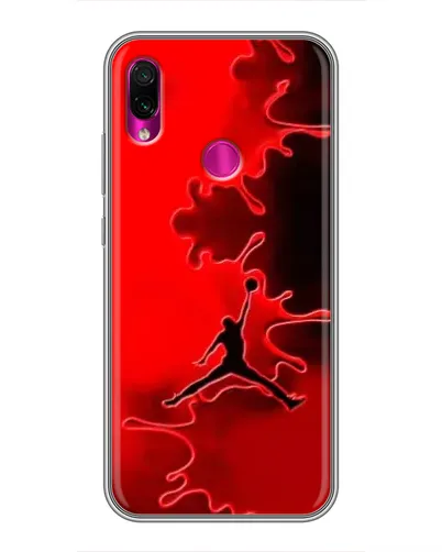 Чехол для Xiaomi Redmi Note 7 с картинкой «Jordan Red Smoke»