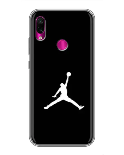 Чехол для Xiaomi Redmi Note 7 с картинкой «Jordan Silhouette»