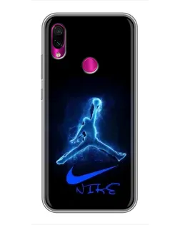 Чехол для Xiaomi Redmi Note 7 с картинкой «Jordan Neon Blue» Чехол для Xiaomi Redmi Note 7 с картинкой «Jordan Neon Blue»