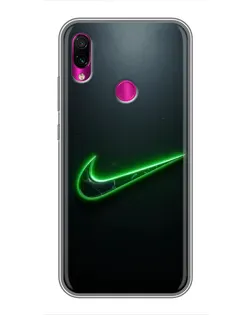 Чехол для Xiaomi Redmi Note 7 с картинкой «Неоновый контур Nike» Чехол для Xiaomi Redmi Note 7 с картинкой «Неоновый контур Nike»