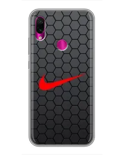 Чехол для Xiaomi Redmi Note 7 с картинкой «Nike — карбоновая сетка» Чехол для Xiaomi Redmi Note 7 с картинкой «Nike — карбоновая сетка»