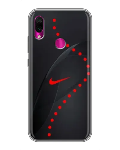 Чехол для Xiaomi Redmi Note 7 с картинкой «Абстрактный дизайн Nike»