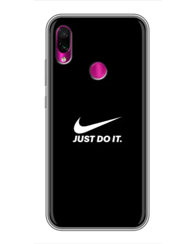 Чехол для Xiaomi Redmi Note 7 с картинкой «Минимализм от Nike»