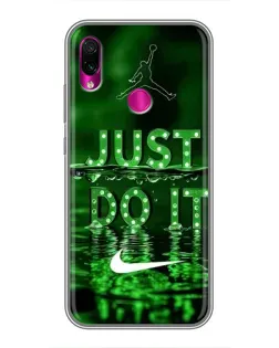 Чехол для Xiaomi Redmi Note 7 с картинкой «Зеленый неоновый Nike» Чехол для Xiaomi Redmi Note 7 с картинкой «Зеленый неоновый Nike»