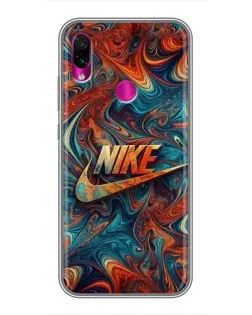 Чехол для Xiaomi Redmi Note 7 с картинкой «Nike в абстракции» Чехол для Xiaomi Redmi Note 7 с картинкой «Nike в абстракции»