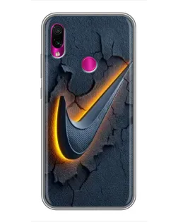 Чехол для Xiaomi Redmi Note 7 с картинкой «Объемный логотип Найк» Чехол для Xiaomi Redmi Note 7 с картинкой «Объемный логотип Найк»